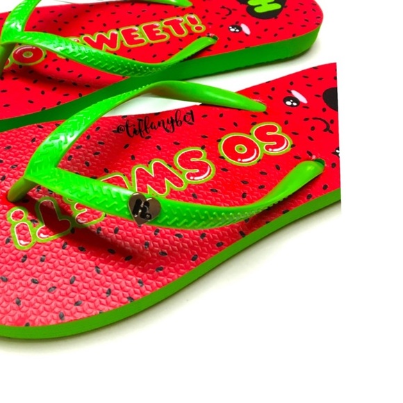 Harajuku Lovers So Sweet Flip Watermelon Flop Sandals - Picture 4 of 7